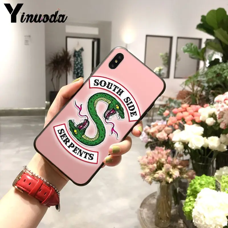 Yinuoda ривердейл &quotSouth Side serpents&quot протектор чехол для iPhone X XS MAX 6 6s 7 plus 8 Plus 5 5S SE XR 11pro