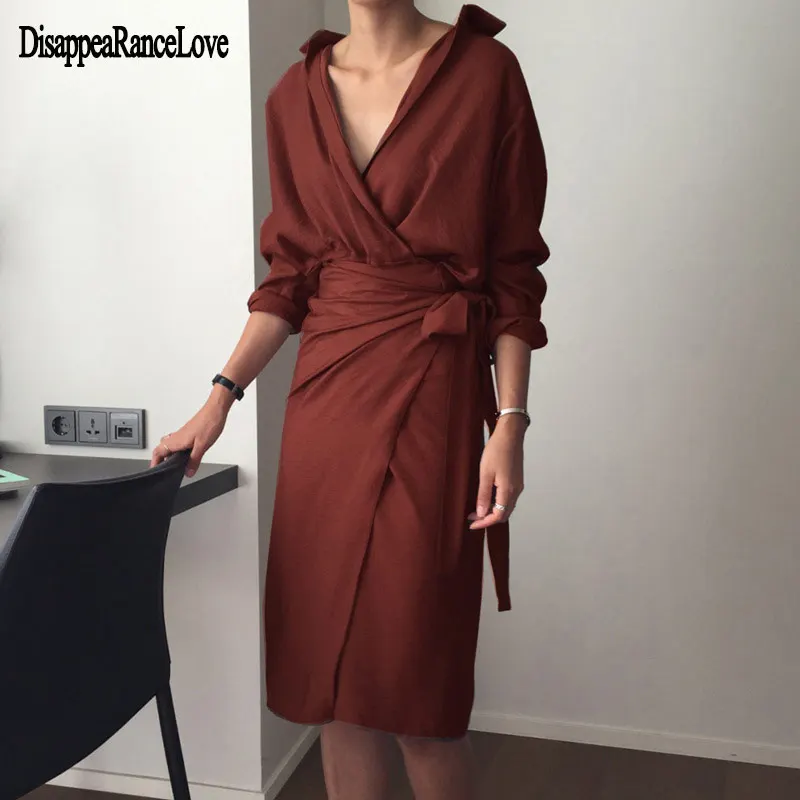 

2019 Solid High Waist party Dress For Women Hem Split Half Sleeve Slim Summer Dresses Female Clothes Fashion Korean New