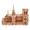3D Wooden Puzzles Notre Dame Cathedral Laser Cutting DIY Jigsaw Woodcraft Assembly Kit Education Toys for Kids with 239pcs Parts ► Photo 3/6