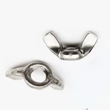 

2/5/10pcs M3 M4 M5 M6 M8 M10 M12 DIN315 A2-70 304 Stainless Steel Adjust Thumb Nut Hand Tighten Thumbnut Butterfly Ear Wing Nut