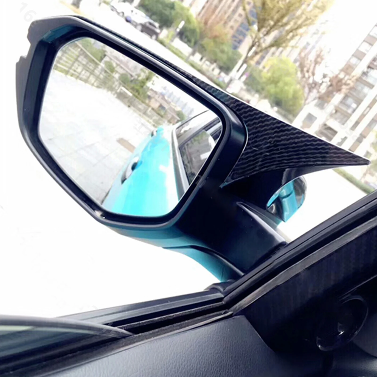 Areyouorshop, цветные зеркала заднего вида из углеродного волокна, Накладка для Honda Civic TYPE-R-, покрытие зеркала автомобиля, автозапчасти