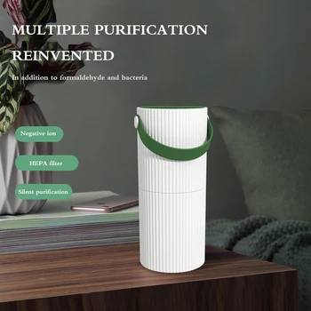 

Onever New Smart Air Purifier Car Fresh Air Cleaner USB Air Purifier Low Noise Portable For Car Home Office Travel