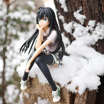 

14cm My Teen Romantic Comedy SNAFU Yukinoshita Yukino PVC Action Figure Cute Girl Collection Model Doll Toys Ornaments