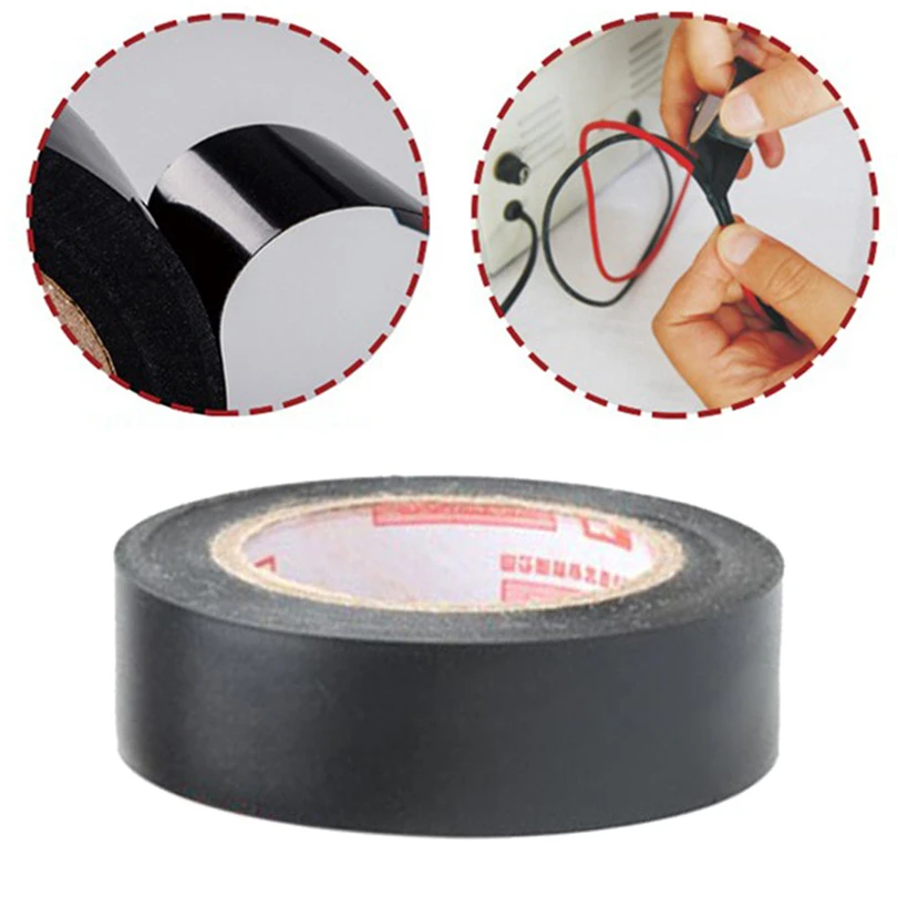 15mm x 30m Black Insulating Acetate Cloth Adhesive Tape PC Electric Phone Repair