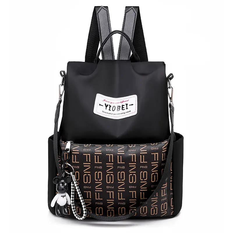 Импортные товары; рюкзак для женщин сумка трансграничной открытый Повседневное Анти-кражи из коровьей кожи, сумки через плечо, Водонепроницаемый школьная сумка