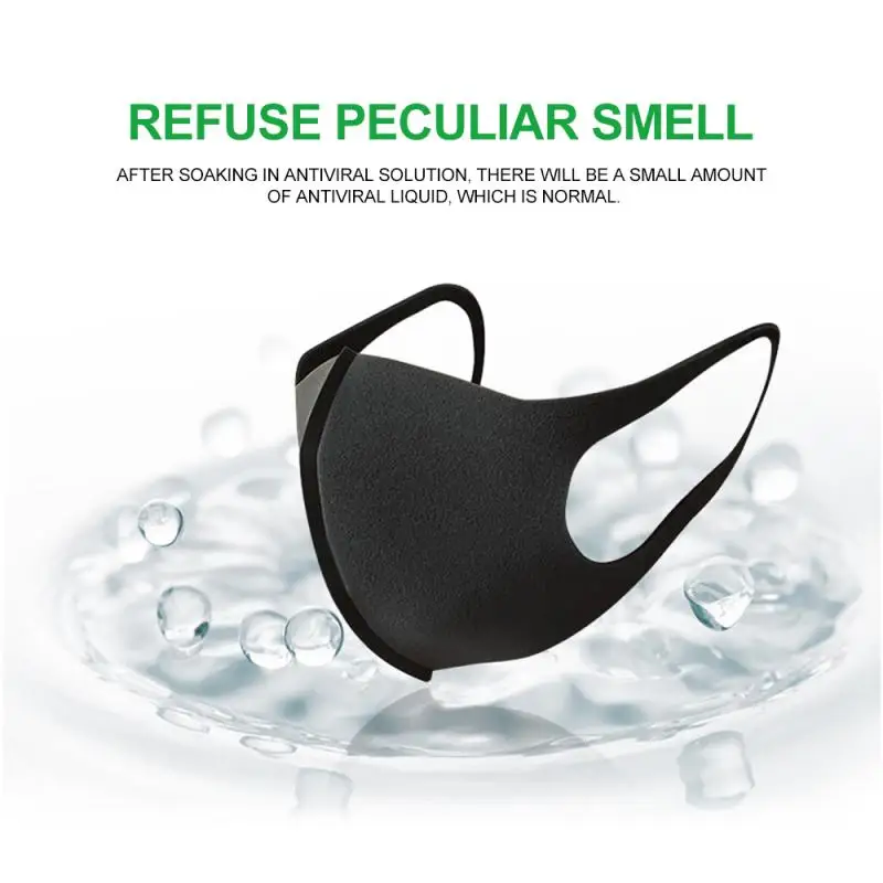 

*1/3Pcs Sponge Anti-fog Pollution Masks Unisex For Woman Man Dustproof Mouth Face Mas Antibacterial Dustproof For Adult Child
