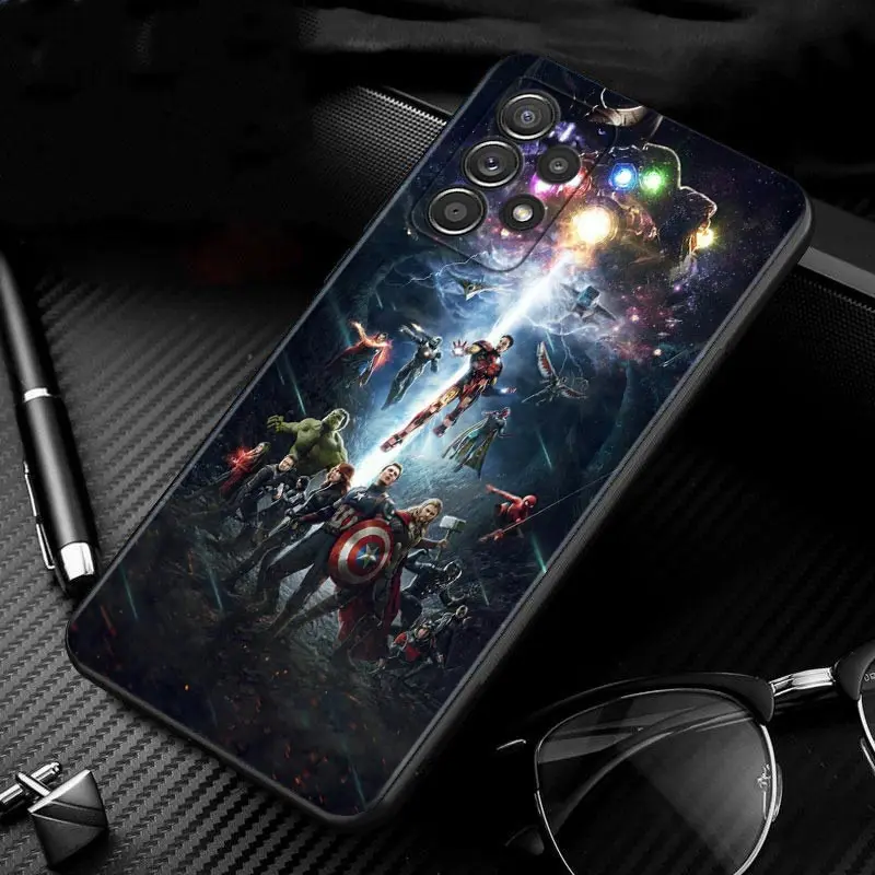 Marvel Avengers Super Heroes Case For Samsung Galaxy A51 A71 A41 A31 A11 A01 A72 A52 A42 A32 A22 A52s A21s A02s A03s A12 A02 cheap galaxy s22 ultra case