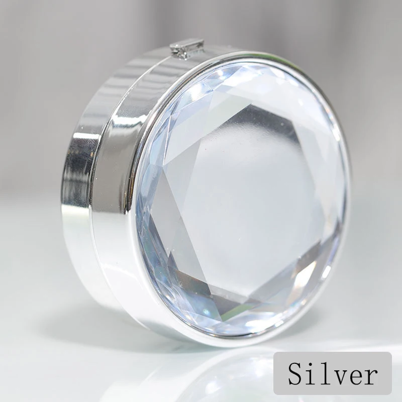 New Diamond Pattern Contact Lens Companion Box Beauty Lenses Box Contact Lens Case