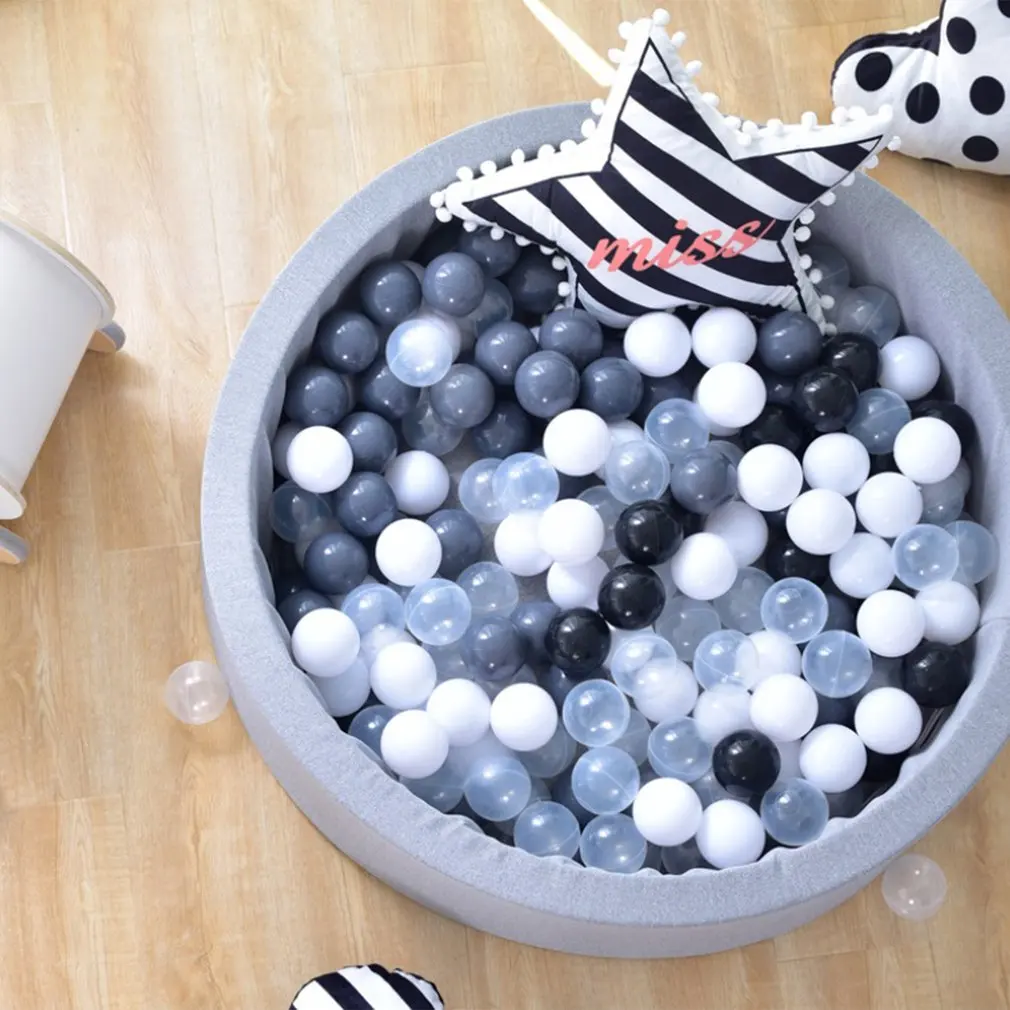 Baby Dry Pool Fencing Manege Tent Grey Pink Blue Round Ball Pool Pit Playpen Without Ball Game Toys For Children Birthday Gift
