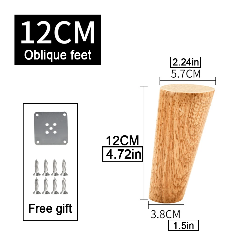 Oblique feet 12cm