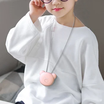 

Mini Portable Air Purifier Necklace Wearable Anti-dust USB Charging for Travel Home PUO88