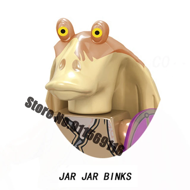 Jar Jar Binks Chewbacca Tusken Raider Han Solo Building Blocks Jawas Leia Ewoks Amidala Gamorrean Star Brick Figure Wars Toys C019