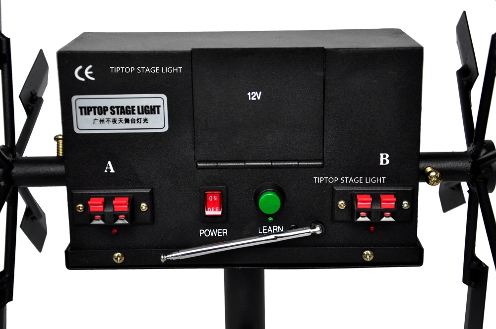 Unidades de Controle Fogos de Artifício Luz de Fundo do Casamento Remoto Estágio Máquina Rotação Dupla Roda Tubo Titular aa Bateria 4 Computers & Electronics
