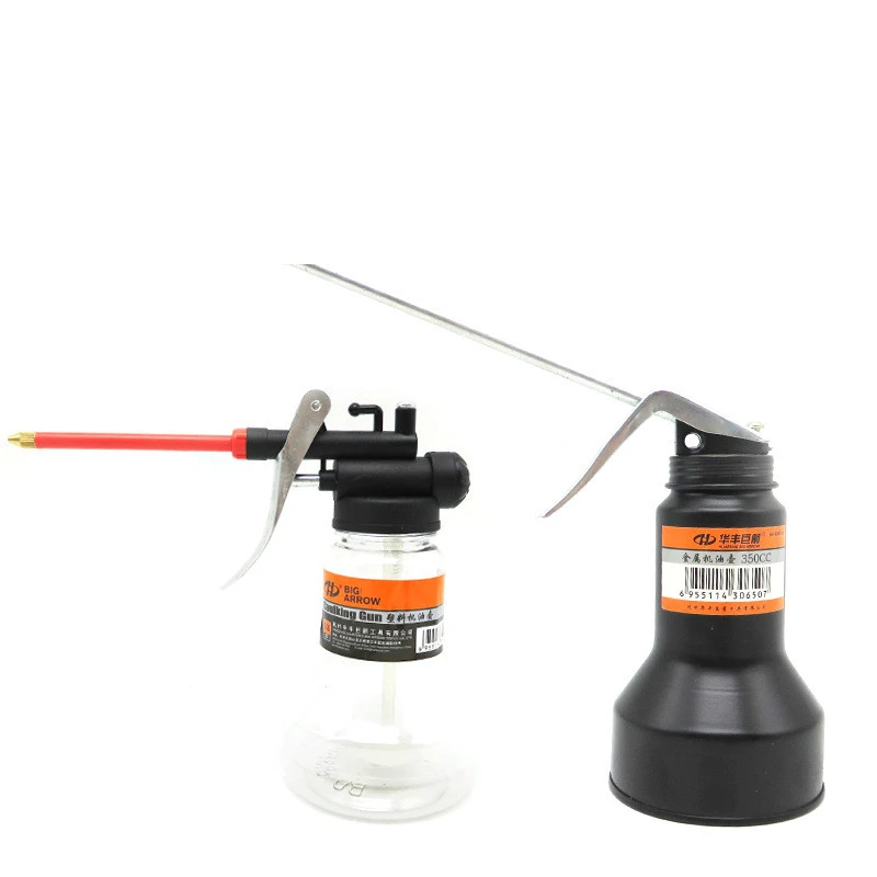 Highpressure Longnosed Machine Oil Kettle Gun Manual Er Lubricating Drop Pressure Injector