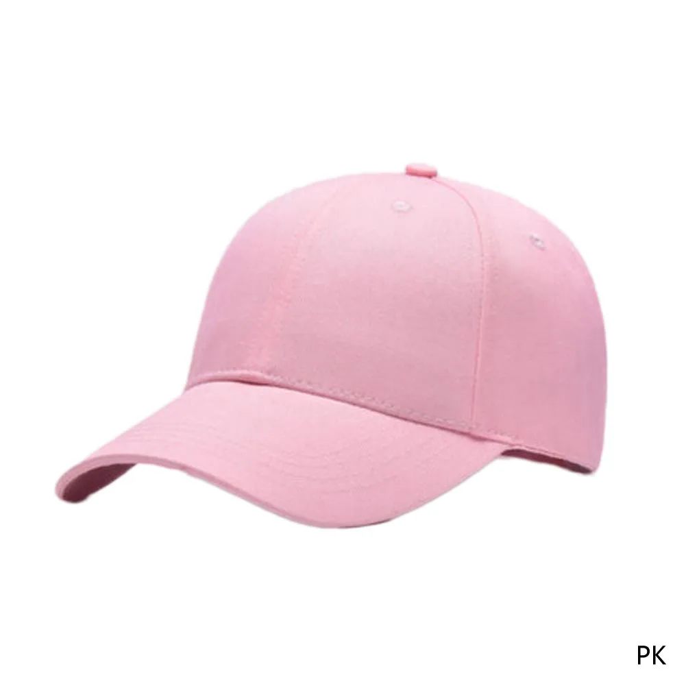 

Summer Style Soild Color Baseball Caps Men Women's Outdoor Red Caps Breathable Team Hat Customize