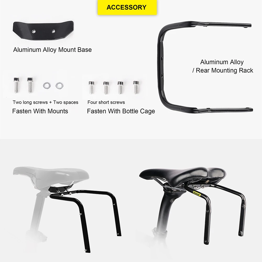 Support de Sacoche de Selle vélo Porte-Bouteille d'eau pour