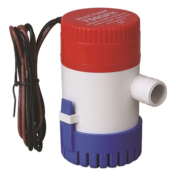 

750Gph 12/24Vdc Bilge Pump High Flow Submersible Used in Garden House Solar-12V