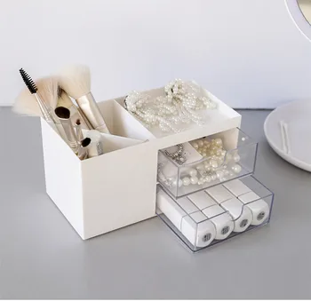 

Multifunctional Creative Desktop Organizer Holder Case Makeup Storage Box School Office Stationery