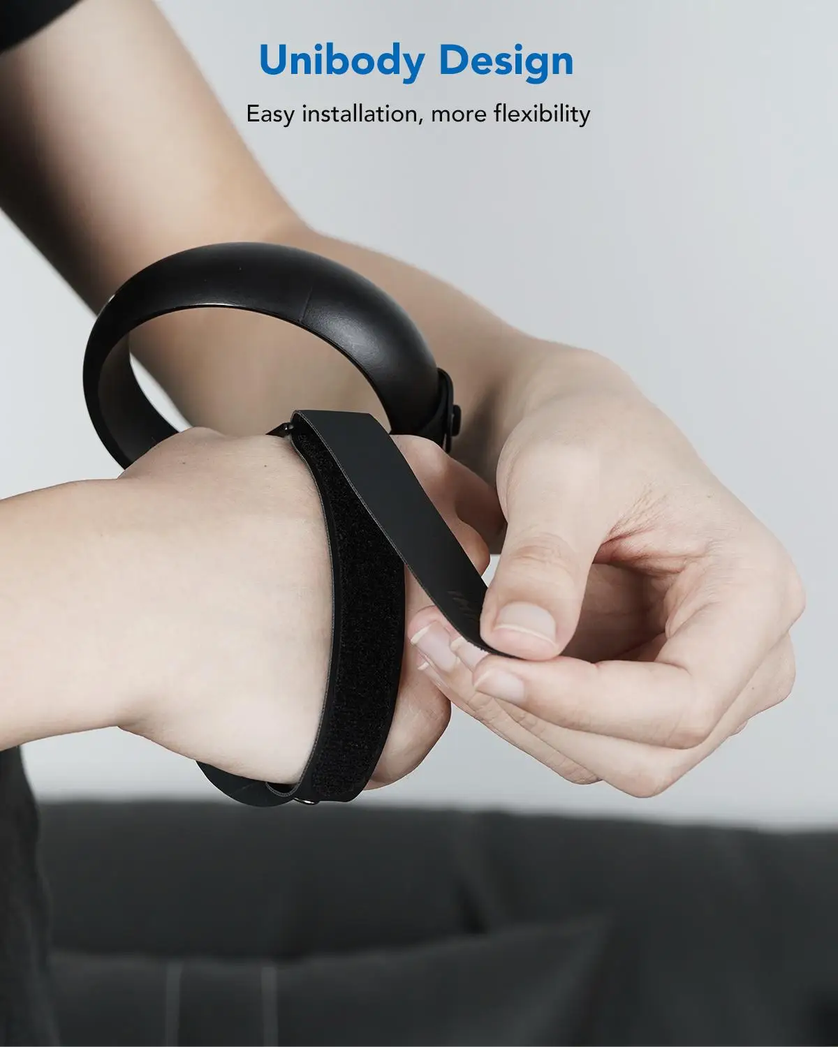 KIWI design Touch Controller Grip Cover olny For Oculus Quest&Rift S (NOT FOR QUEST 2)Anti-Throw Handle Protective knuckle strap