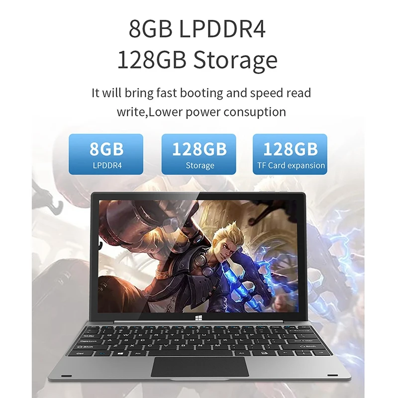 Джемпер EZpad Pro 8 2 в 1 планшетный ПК 11 6 дюймов IPS 1080P ноутбук с клавиатурой N3450 4 ядра