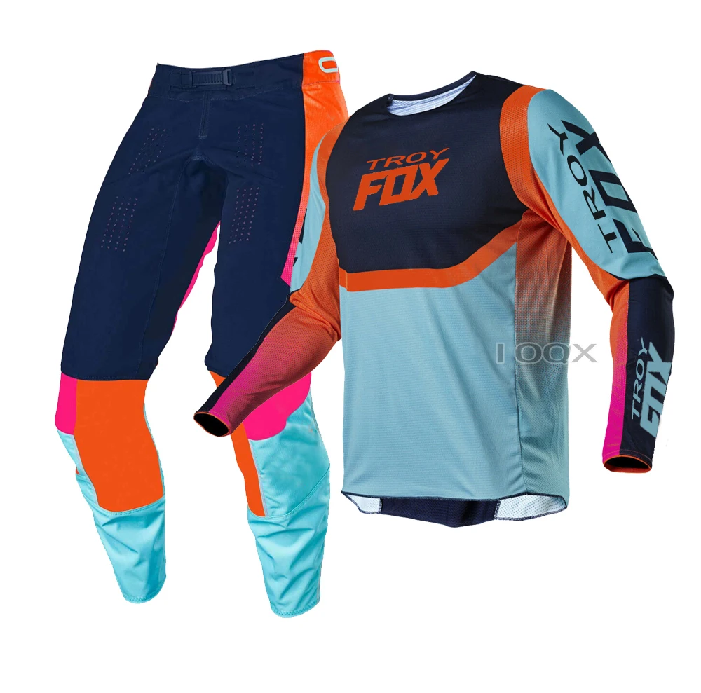 

New One 2021 360 voke Mountain Bicycle Offroad Racing Suit Motorbike Motocross Jersey Pants Scooter Kits