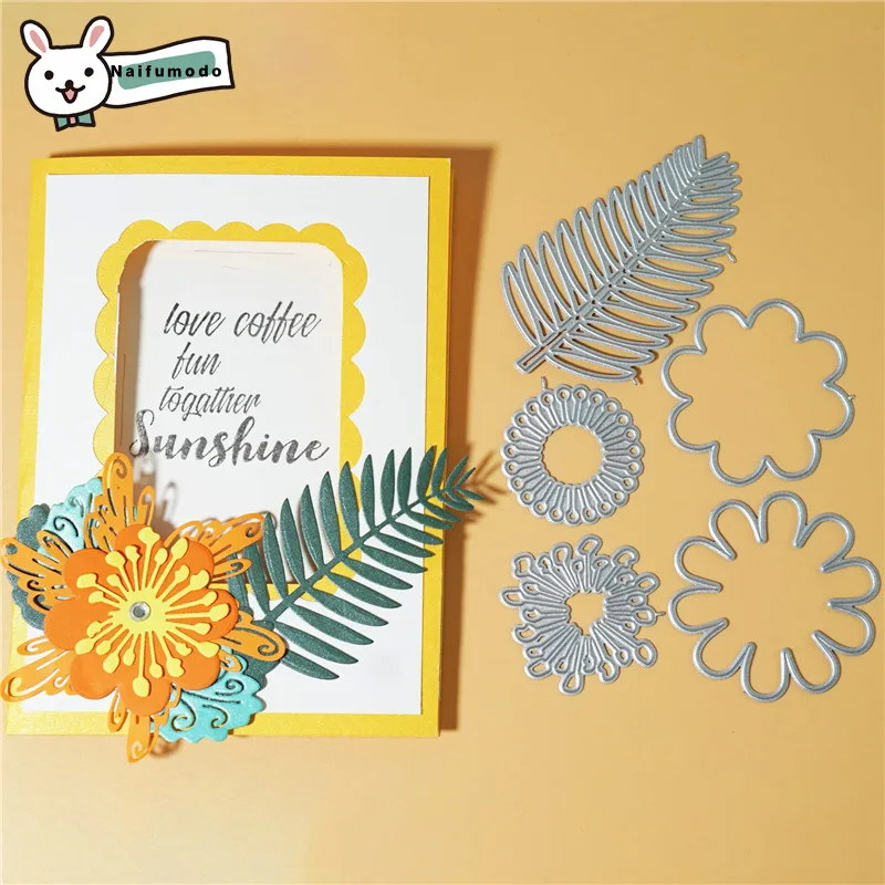 

Naifumodo Cutting Dies Metal Dies Leaves Set Die Scrapbooking Album Card Making Embossing Stencil Diecuts Decor