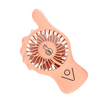 

Handheld Fan Electric Fan Pocket Fan With Base 2.5W Portable Cartoon Summer Ultrathin Cooling USB Fan With Colourful Light
