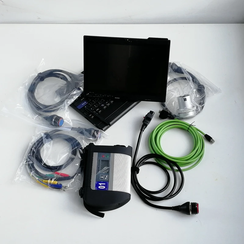 MB Star C4 Compact 4 с программным обеспечением V12/ X/EPC/DTS/WIS/Vediamo в HDD/SSD и X200T ноутбук 4G для авто диагностических инструментов