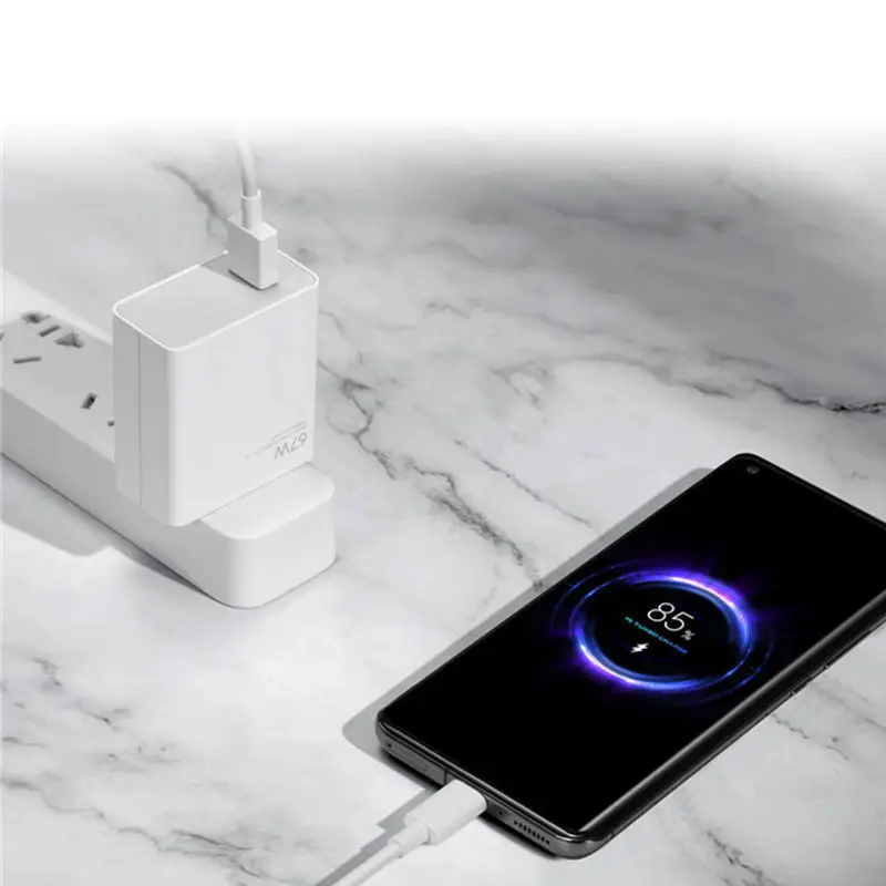 Original Xiaomi Mi 67W Turbo Fast Charger 5A USB Type C Cable for Xiaomi 11 Pro & Xiaomi 11 Ultra 36 Minutes Fully Charged