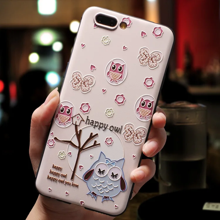 Premium Relief Soft Silicone Phone Back Cover