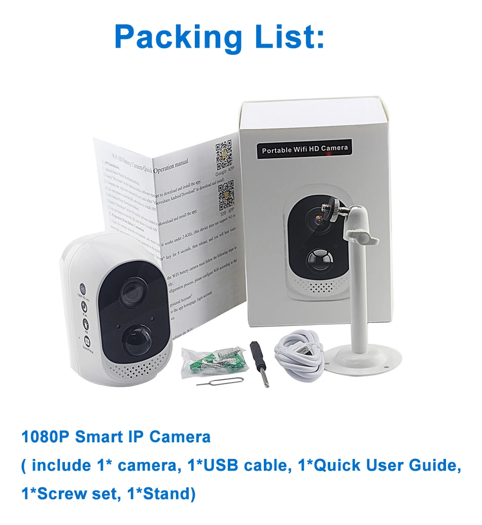 2MP Security Solar Camera Power Outdoor Waterproof Wifi IP Camera Night Vision Surveillance CCTV Camera Video Recorder 32G TF Card (12)