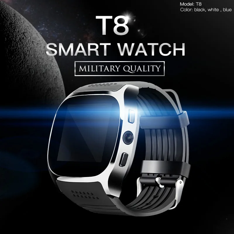 T8 Смарт-часы с информацией мониторинга здоровья поддержка отслеживания движения