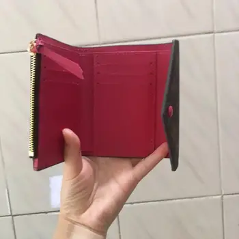 

monogram wallet woman luxury designer ladies coin purse women wallets organizer insert brand famous passport card holder money