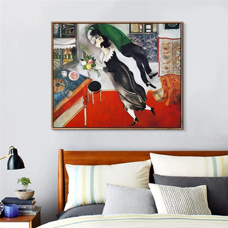 Современный декоративный холст Chagall Реалистичная картина картины фотография
