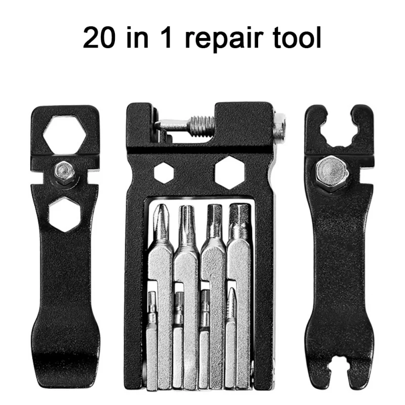 

20 In 1 Multifunction Repair Tools Kit Hex Spoke Cycling Screwdriver Tools Bicycle Outdoor Emergency Repair Tools