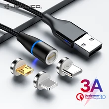Jellico Магнитный Micro USB кабель для iPhone samsung type C кабели для мобильных телефонов QC3.0 зарядка магнит Зарядное устройство USB C