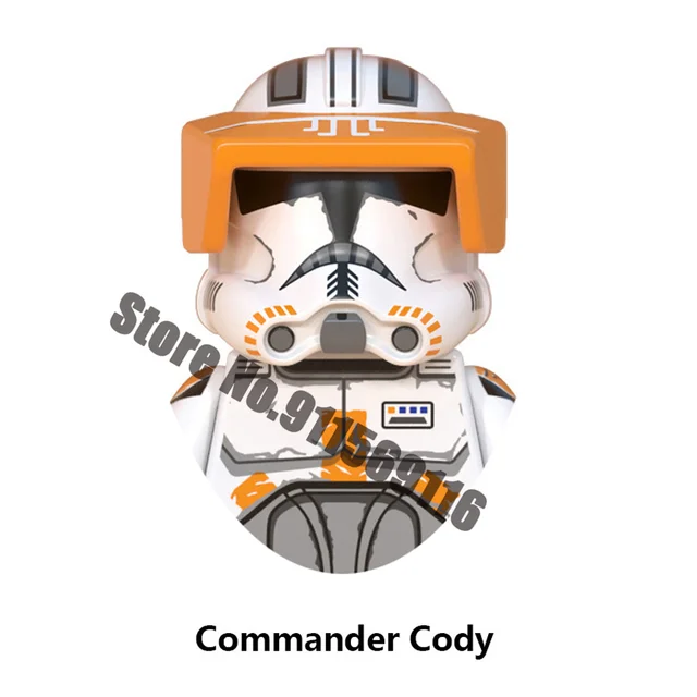 Brand Disney 501st Clone Trooper Building Block Scout Republic Commando Appo Echo Cody Rex Jesse SEV Gree Kashyyyk Action Figure D-WM2006