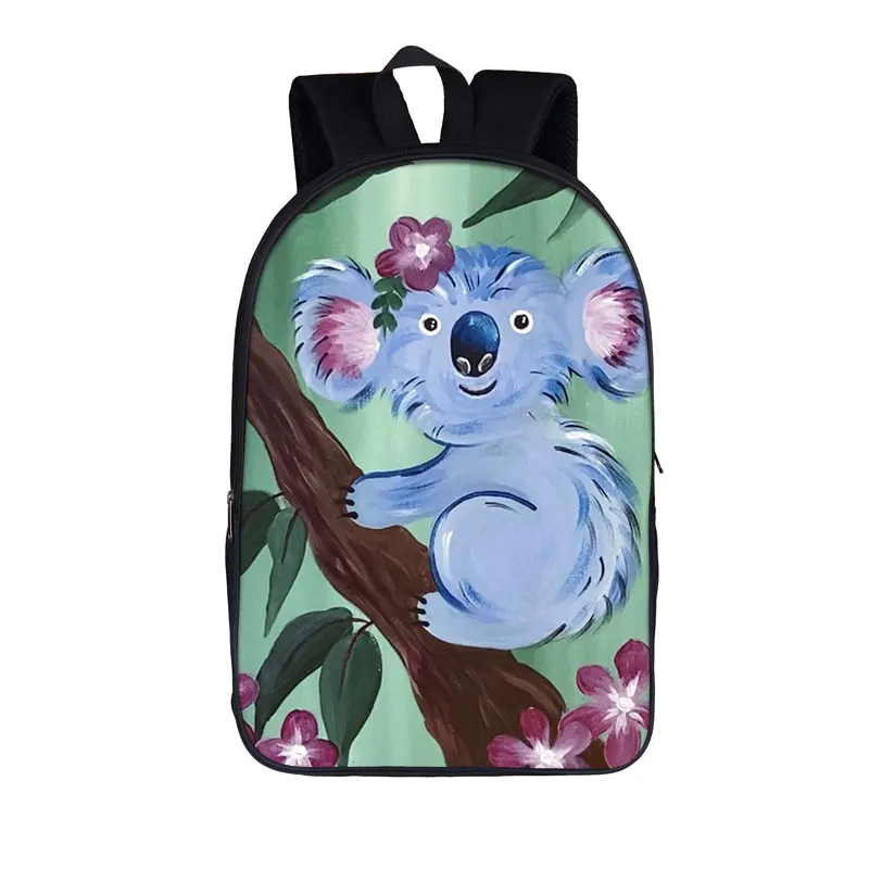 かわいい動物のコアラのバックパック子供用ランドセル10代の