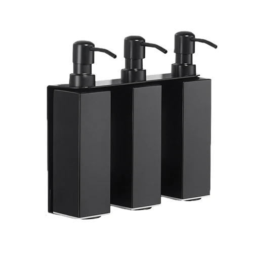 Горячая настенный черный из нержавеющей стали SUS 304 Ванная комната жидкий дозатор для мыла, шампуня SD1003 - Цвет: Type 6