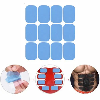 

100PCS Fitness Gel Pads Replacement For EMS Muscle Training ABS Abdominal Trainer Hydrogel Electrode Pad