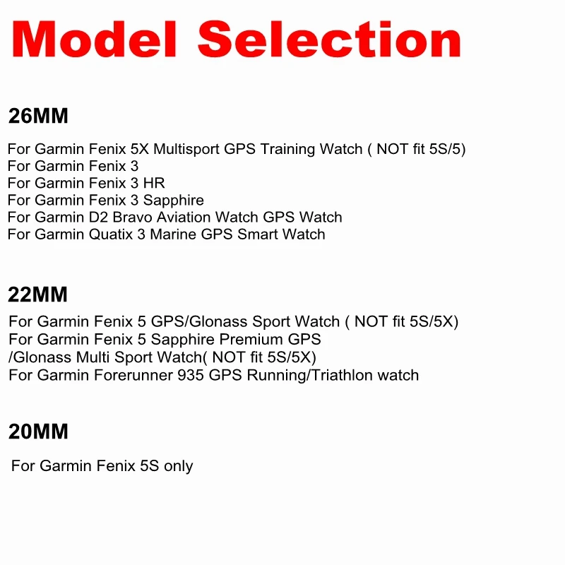 26 22 мм нейлоновый ремешок для часов для Garmin Fenix 5X5 3 3HR D2 S60 gps часы релиз Quick fit Браслет ремешок для Forerunner 935