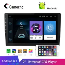 Camecho Android 8,1 2 din " автомобильное радио 2.5D Авторадио Стерео gps навигация WiFi Автомобильный мультимедийный плеер 2DIN универсальный автомобильный стерео