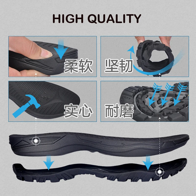 summer high quality outdoor sandals men sports beach slippers male shoes breathable outdoor sandals men plus size x127