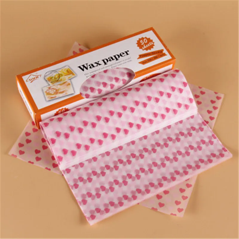 25pcs 50 шт. оберточная бумага для бутербродов, хлеба, бургеров, картофеля фри, посылка, Восковая бумага, для выпечки, кухонные инструменты, для выпечки, масляная бумага, обертки, бумага - Цвет: 25pcs