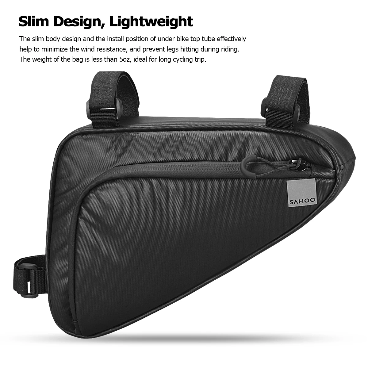 Sahoo Mountain Water Resistant Bike Cycling Bicycle Front Frame Tope Tube Triangle Bag Storage Pack Pannier Pouch