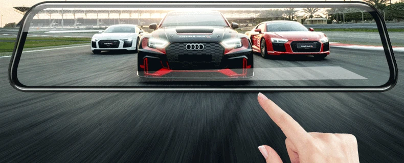 12 дюймов Android 8,1 Автомобильный видеорегистратор Камера gps Bluetooth навигация FHD зеркало заднего вида с камерой DVR рекордер 4G Wifi ADAS Dash Cam