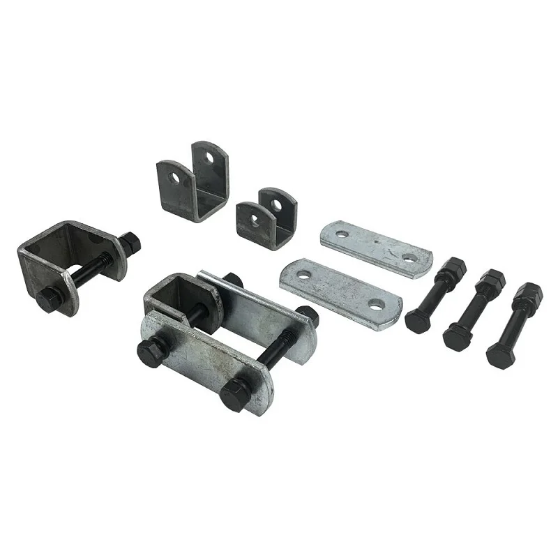 Trailer 50mm Hanger Front Rear double Eye Slipper Bolt Nut Kit Leaf Spring Caravan