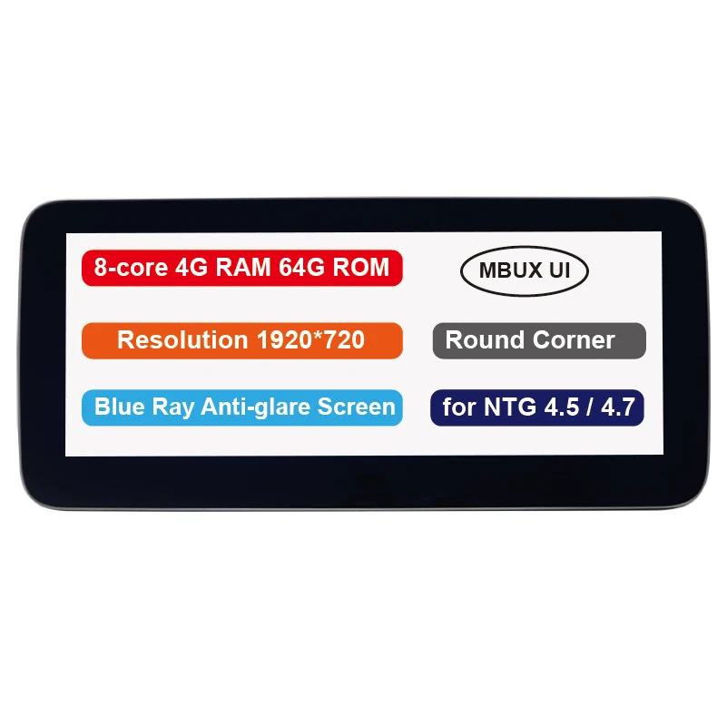 4-64G round NTG4.x Carsara Android дисплей для Benz CLA/GLA/A класс W176 16-17 10,2" сенсорный экран gps-навигация, радио, стерео Мультимедийный Плеер - Цвет: 4-64G round NTG4.x