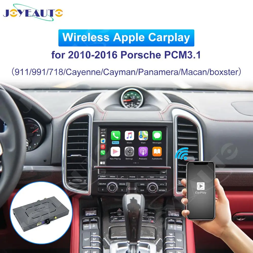 Joyeauto Wireless Apple CarPlay Box for Porsche Cayenne 911 PCM3.1