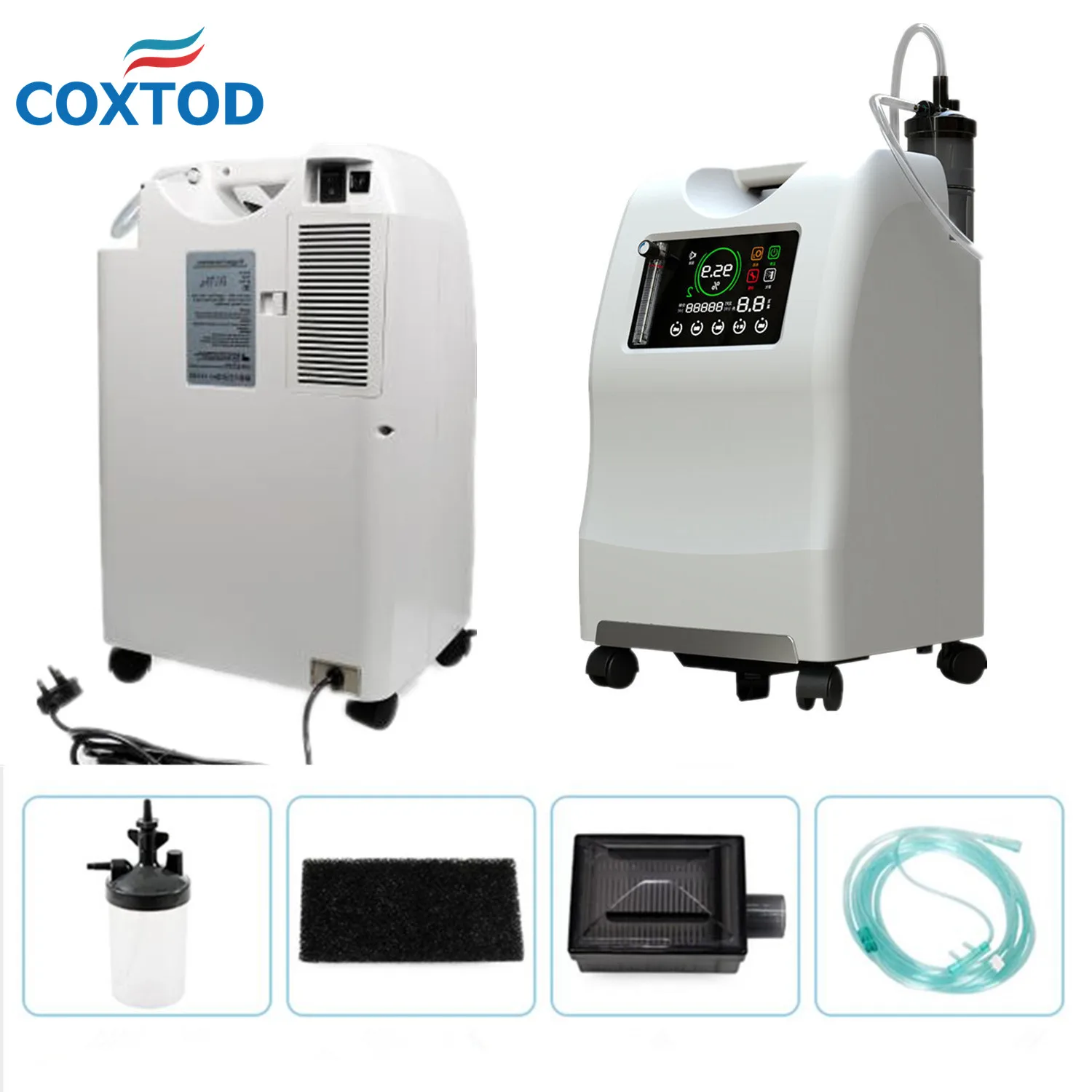 1-10L/min medical 24hour continuous oxygen concentrator 93%±3% generator for hypoxia | Бытовая техника